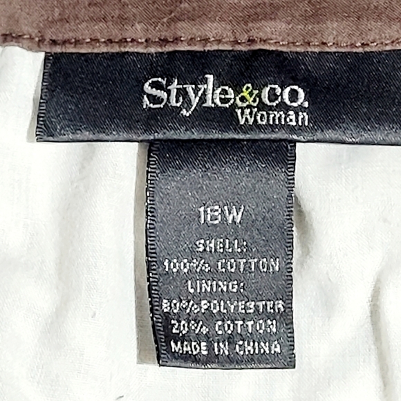 Style & Co. Cotton Midi Dress (18W) - Picture 6 of 10